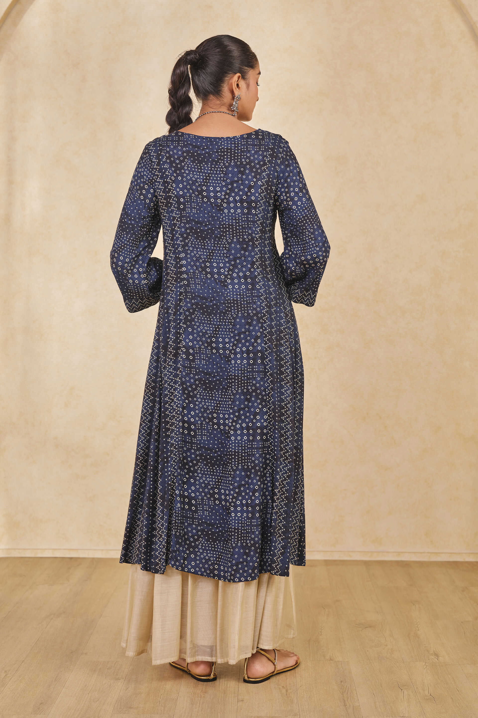 The Jugnu Kurta, Indigo, image 6